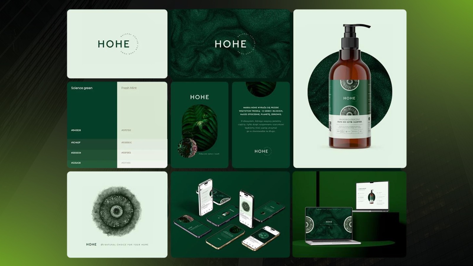 MDX Digitals developed the branding for Hohe, creating a clean and natural brand identity that reflects the essence of herbal wellness while building a strong and memorable market presence.